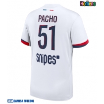 Camisa de Futebol Paris Saint-Germain Willian Pacho #51 Equipamento Secundário 2025-26 Manga Curta